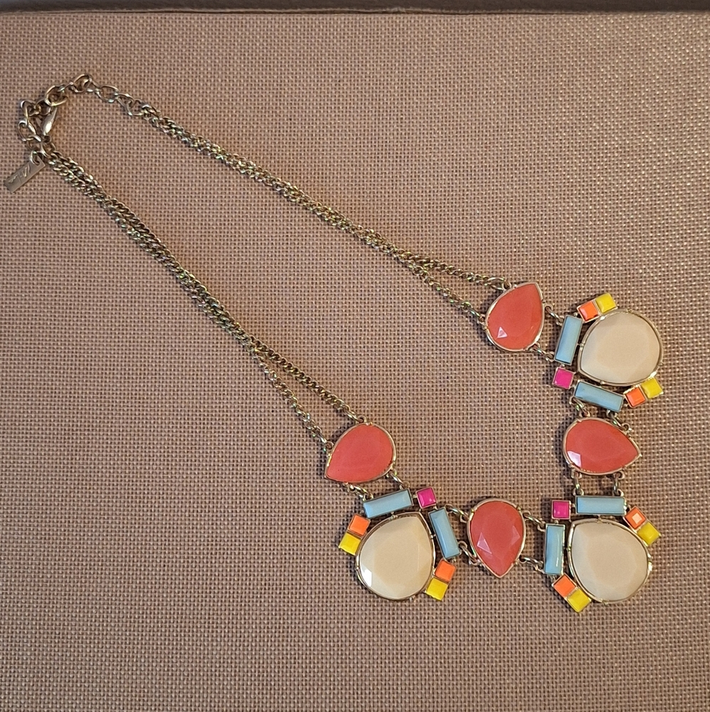 Vibrant Multicolor Statement Necklace